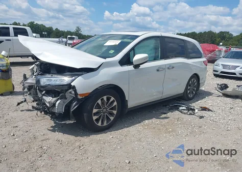 2022 Honda Odyssey Ex-L z USA, uszkodzony, nr VIN 5FNRL6H73NB034963